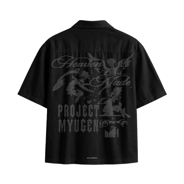 Myugen Heaven Made Bowling Shirt Black