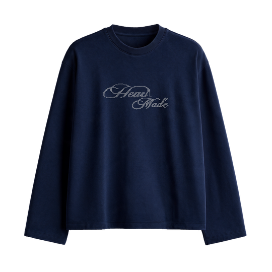 Myugen Heaven Made Full Sleeve T-Shirt Navy