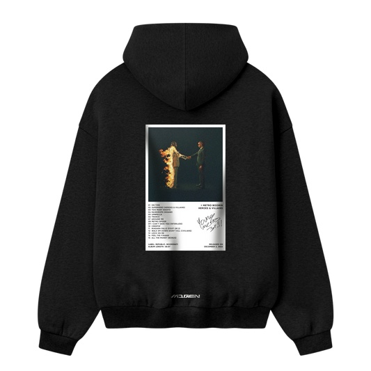 Myugen Heroes & Villians Oversized Hoodie Black