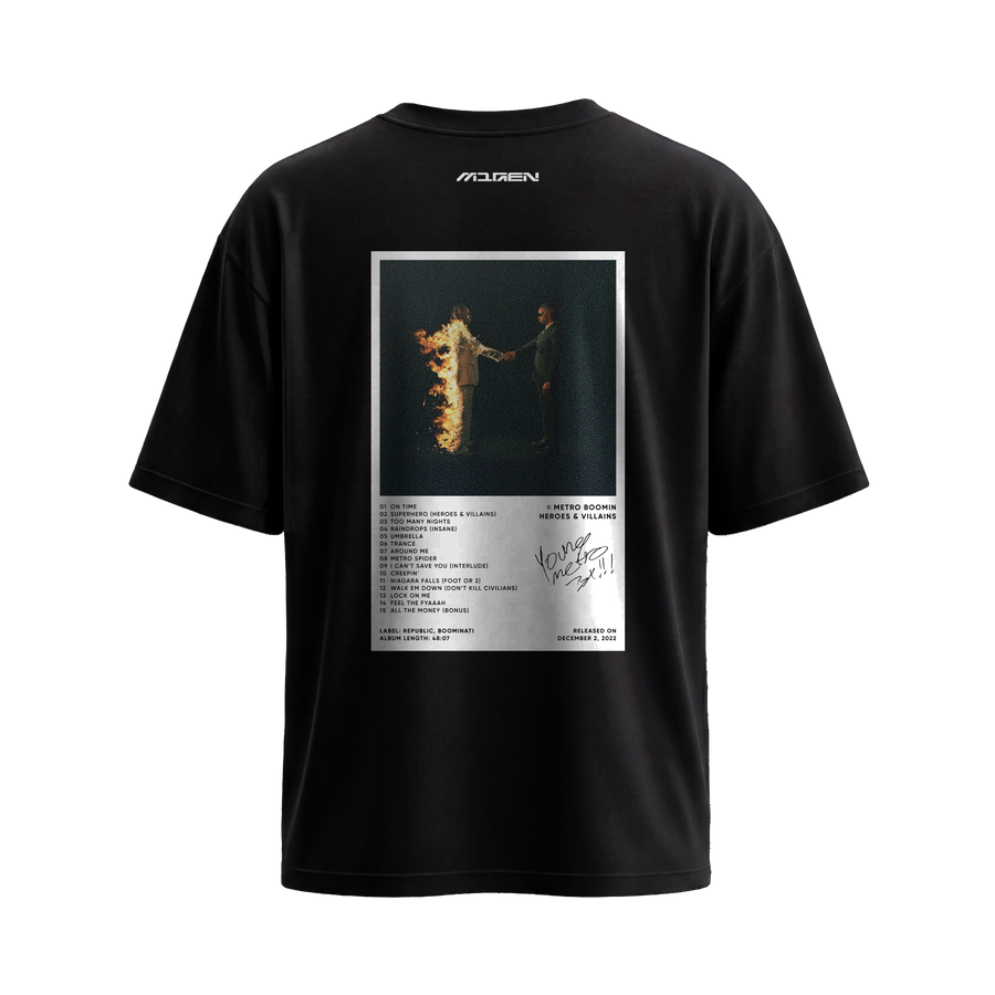 Myugen Heroes & Villians Oversized T-Shirt Black
