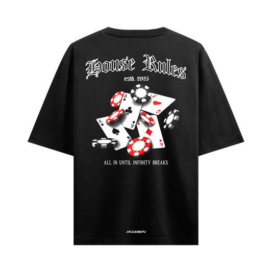 Myugen House Rules Oversized T-Shirt Black