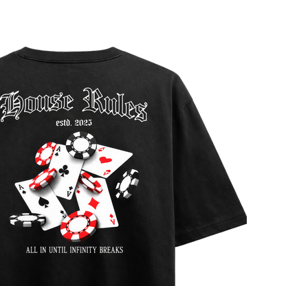 Myugen House Rules Oversized T-Shirt Black