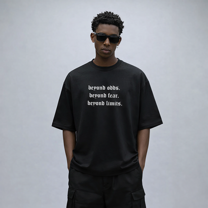 Myugen House Rules Oversized T-Shirt Black