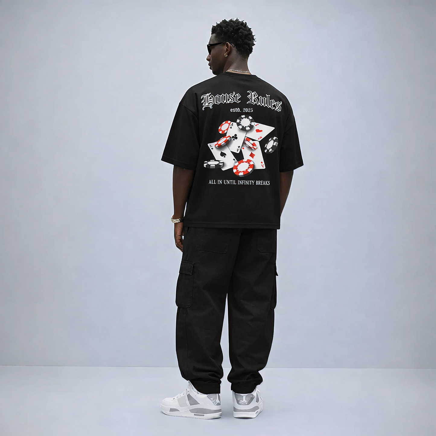 Myugen House Rules Oversized T-Shirt Black