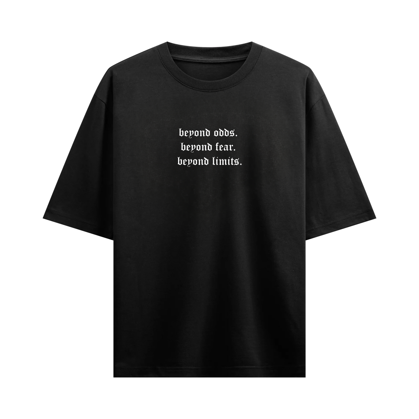 Myugen House Rules Oversized T-Shirt Black