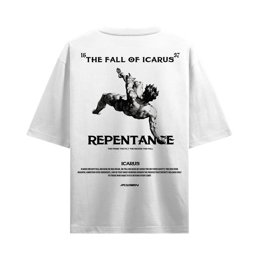 Myugen Icarus Ascension Oversized T-Shirt White