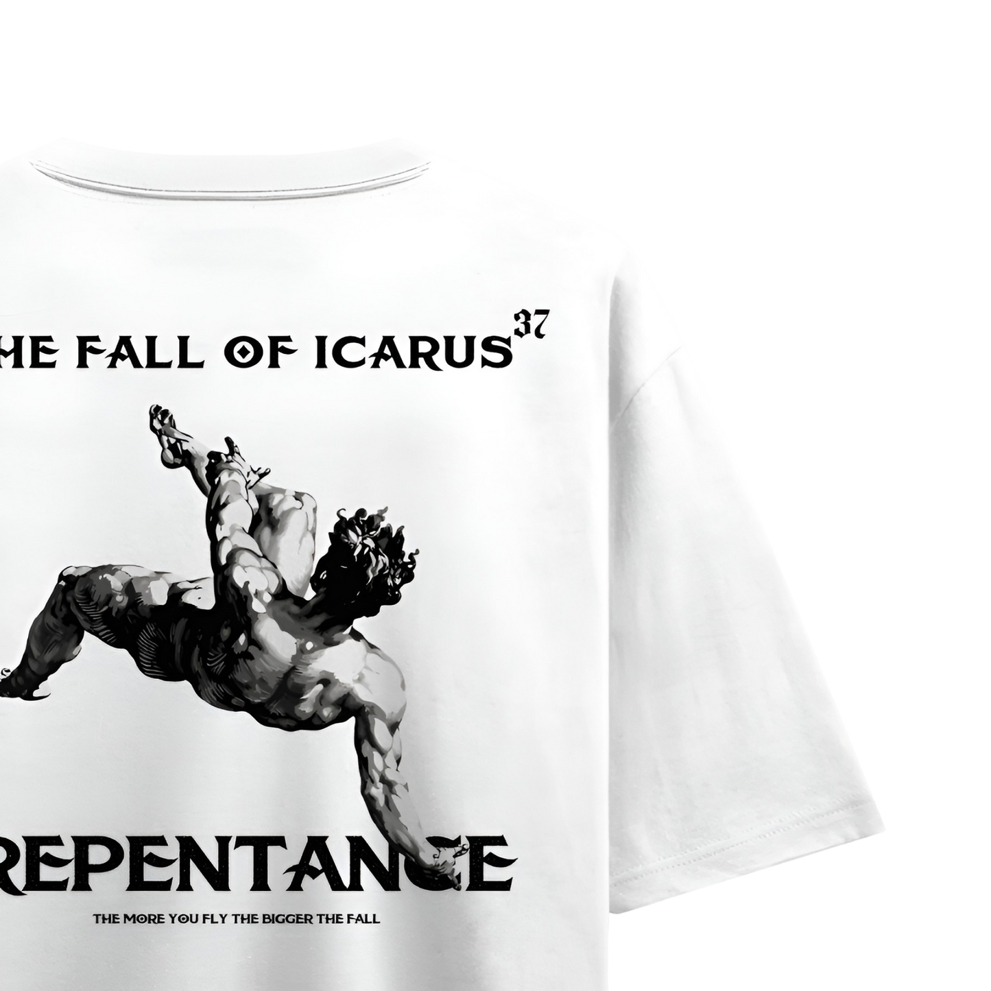 Myugen Icarus Ascension Oversized T-Shirt White