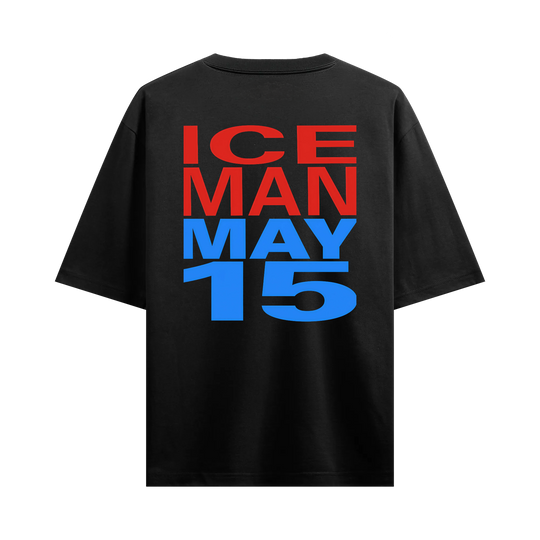 Myugen Iceman May 15 Oversized T-Shirt Black