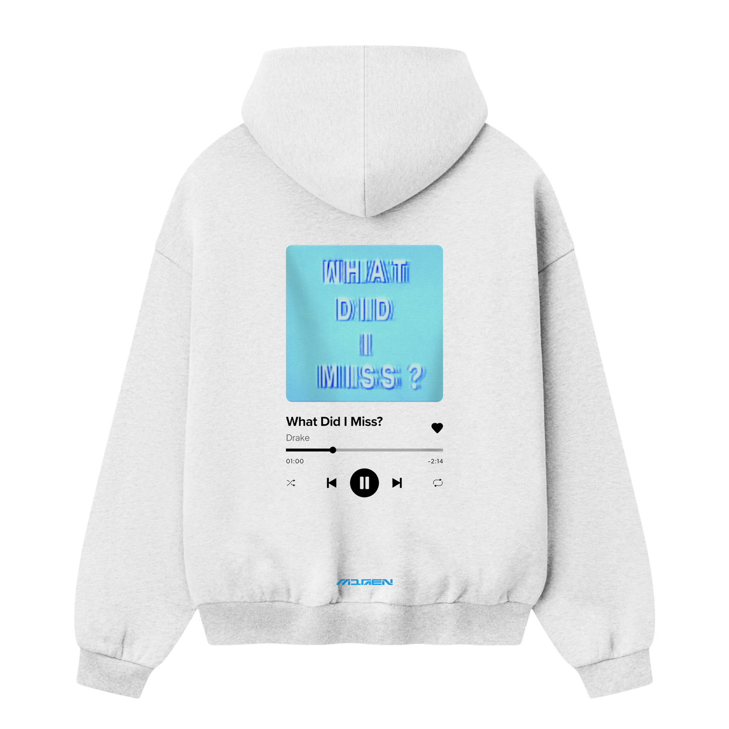 Myugen Iceman Oversized Hoodie White