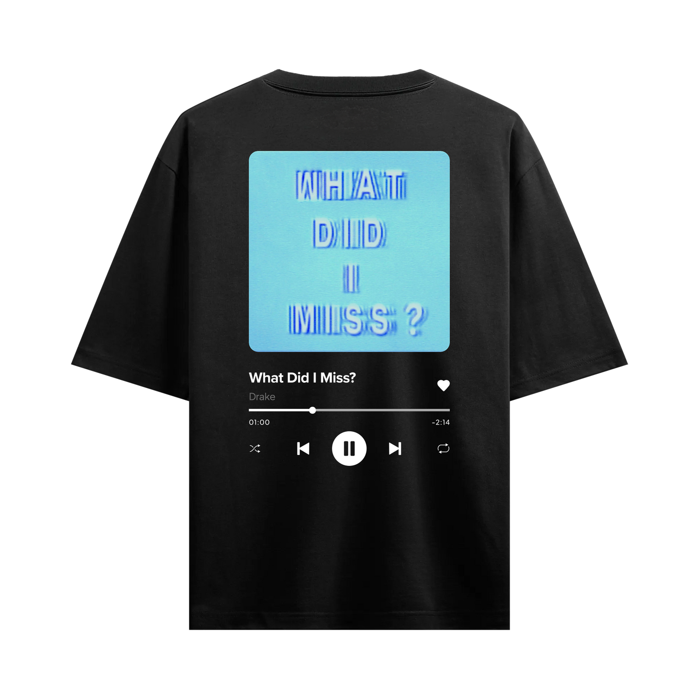 Myugen Iceman Oversized T-Shirt Black