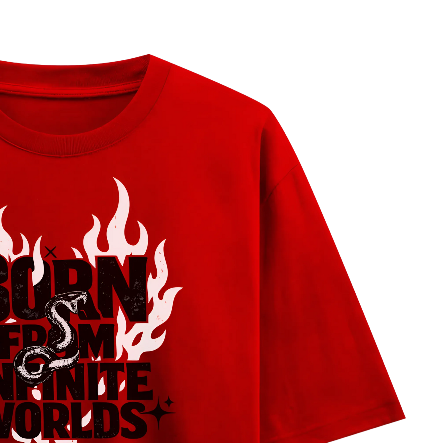 Myugen Infinite Rebirth Oversized T-Shirt Red