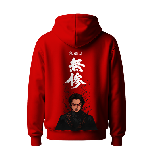 Myugen Kibutsuji Michael Oversized Hoodie Red