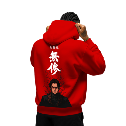 Myugen Kibutsuji Michael Oversized Hoodie Red