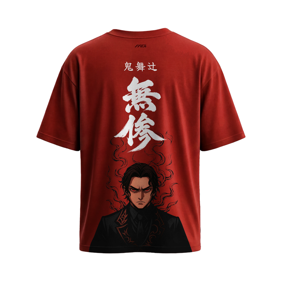 Myugen Kibutsuji Michael Oversized T-Shirt Red
