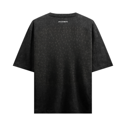 Myugen LA Cultured Club Acid Wash Oversized T-Shirt Black