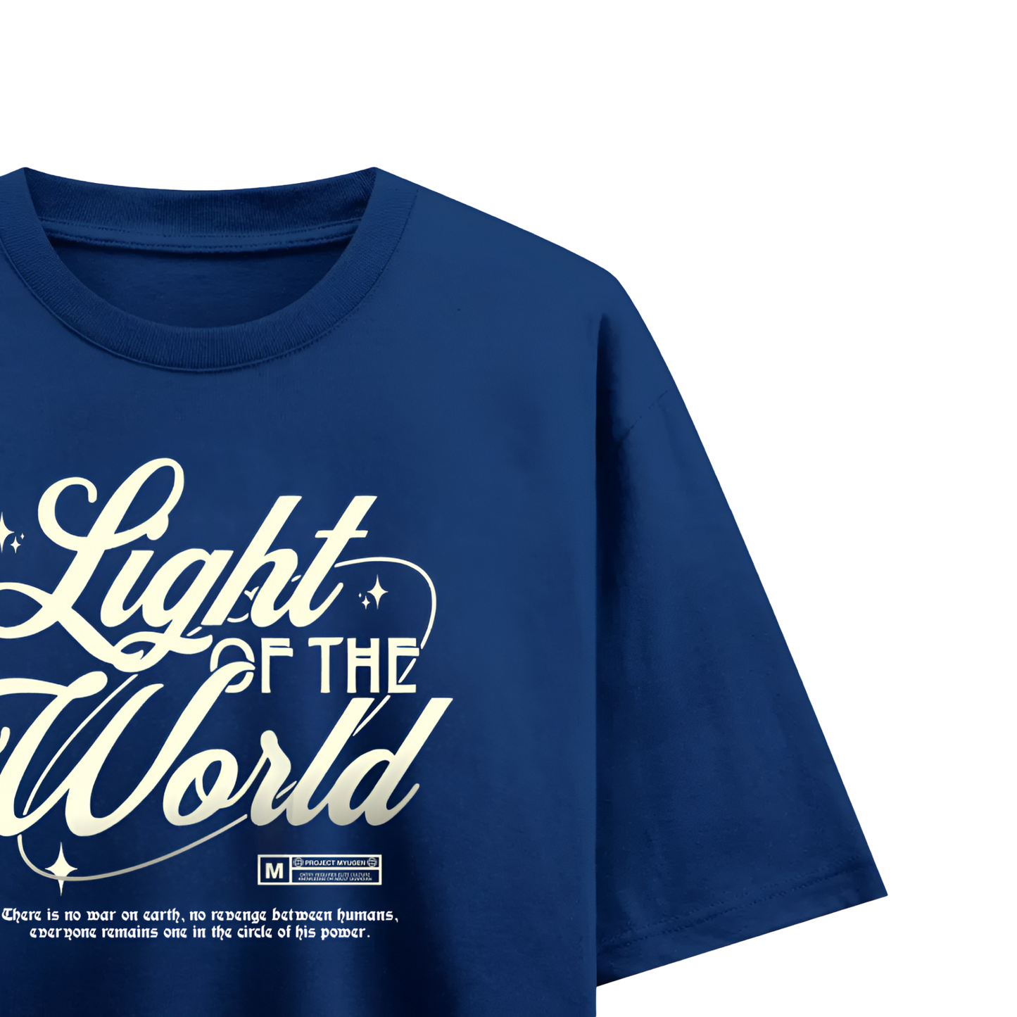 Myugen Light of the World Oversized T-Shirt Blue