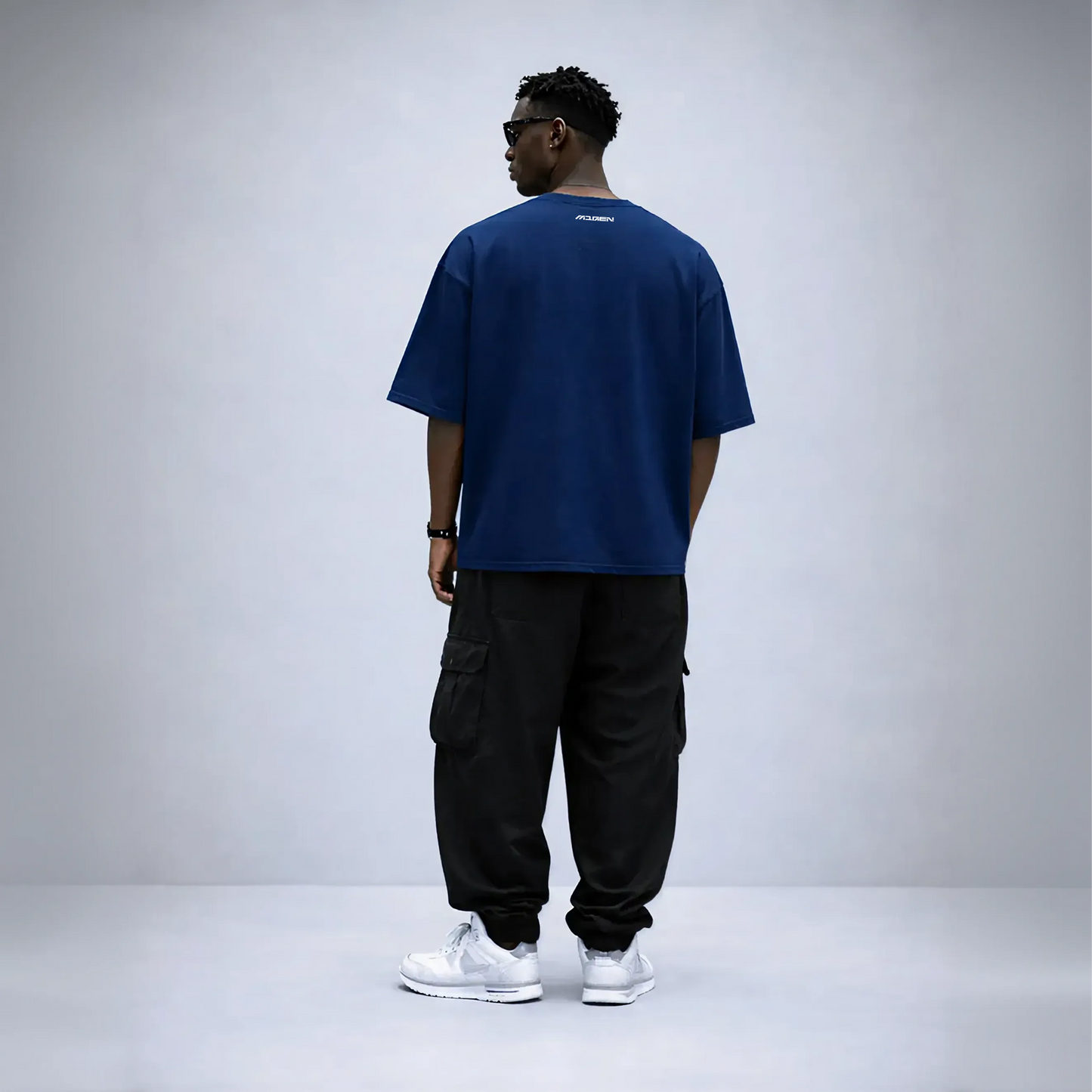 Myugen Light of the World Oversized T-Shirt Blue