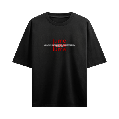 Myugen Lume & Lore Oversized T-Shirt Black