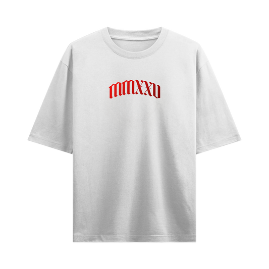 Myugen Monarch Butterfly Oversized T-Shirt White