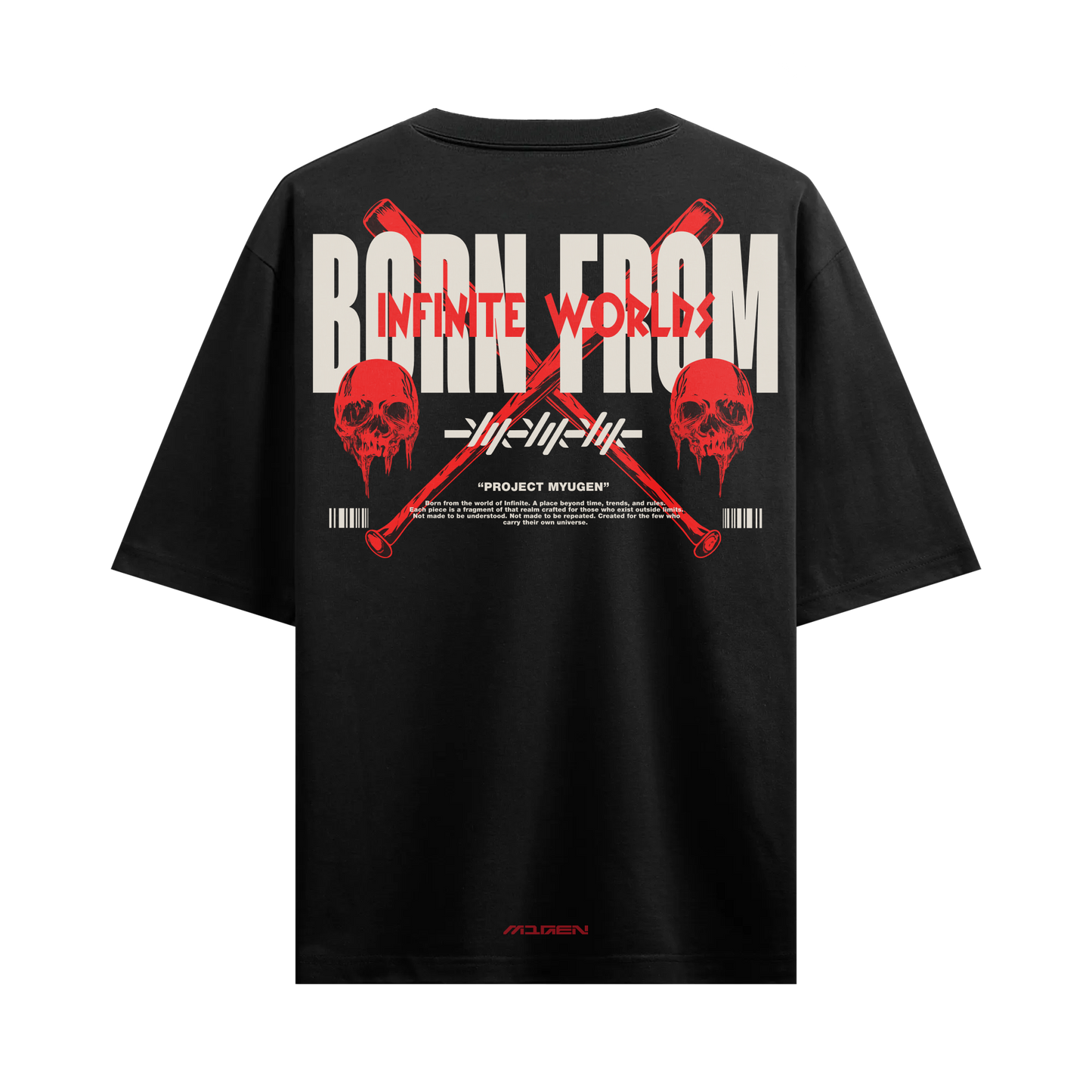 Myugen Phantom Regime Oversized T-Shirt Black