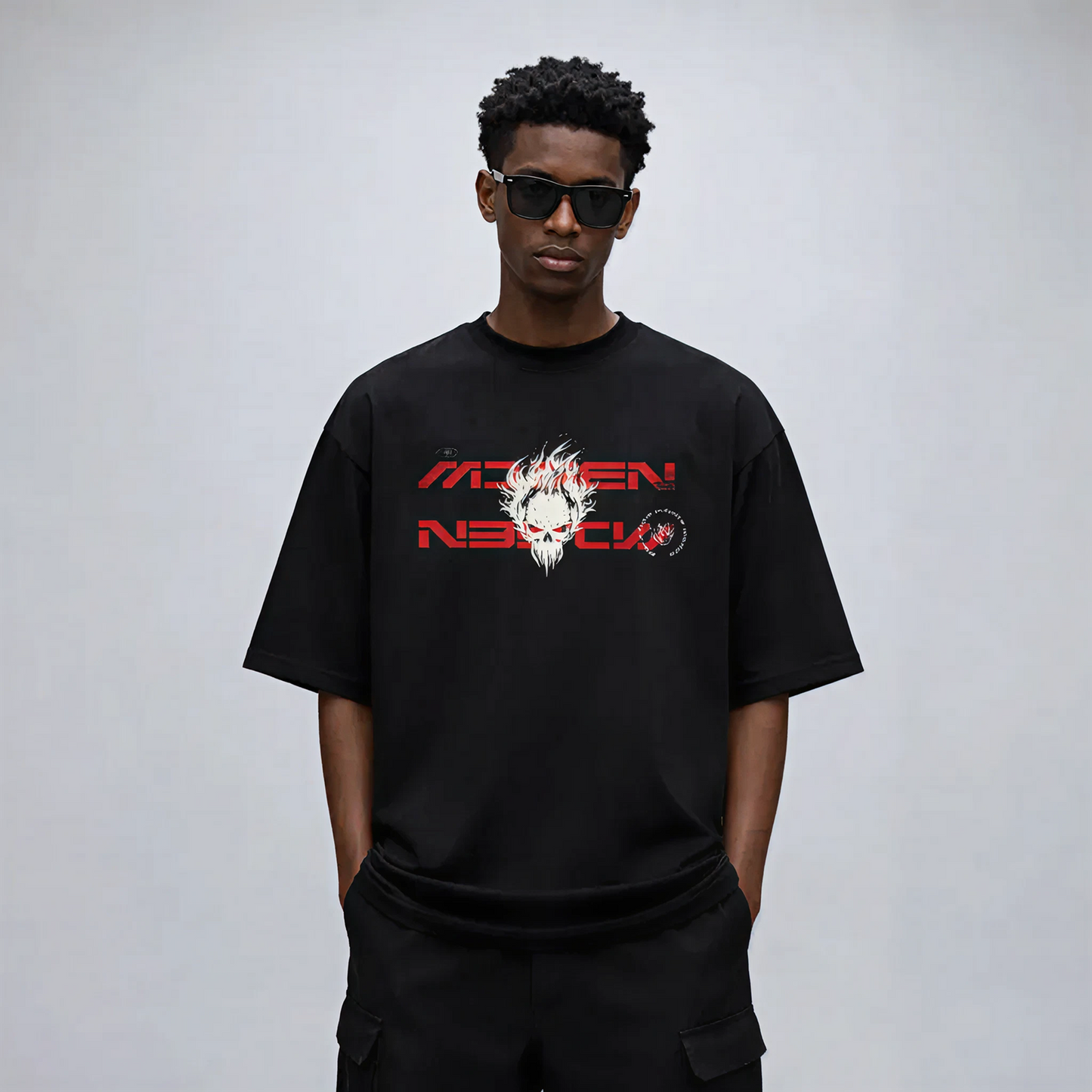 Myugen Phantom Regime Oversized T-Shirt Black