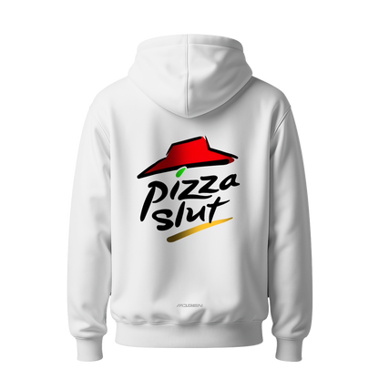 Myugen Pizza Slut Oversized Hoodie White