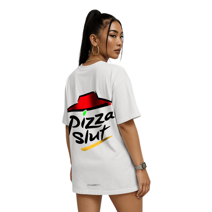 Myugen Pizza Slut Oversized T-Shirt White