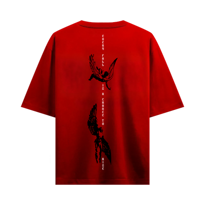 Myugen Reborn From Ruin Oversized T-Shirt Red