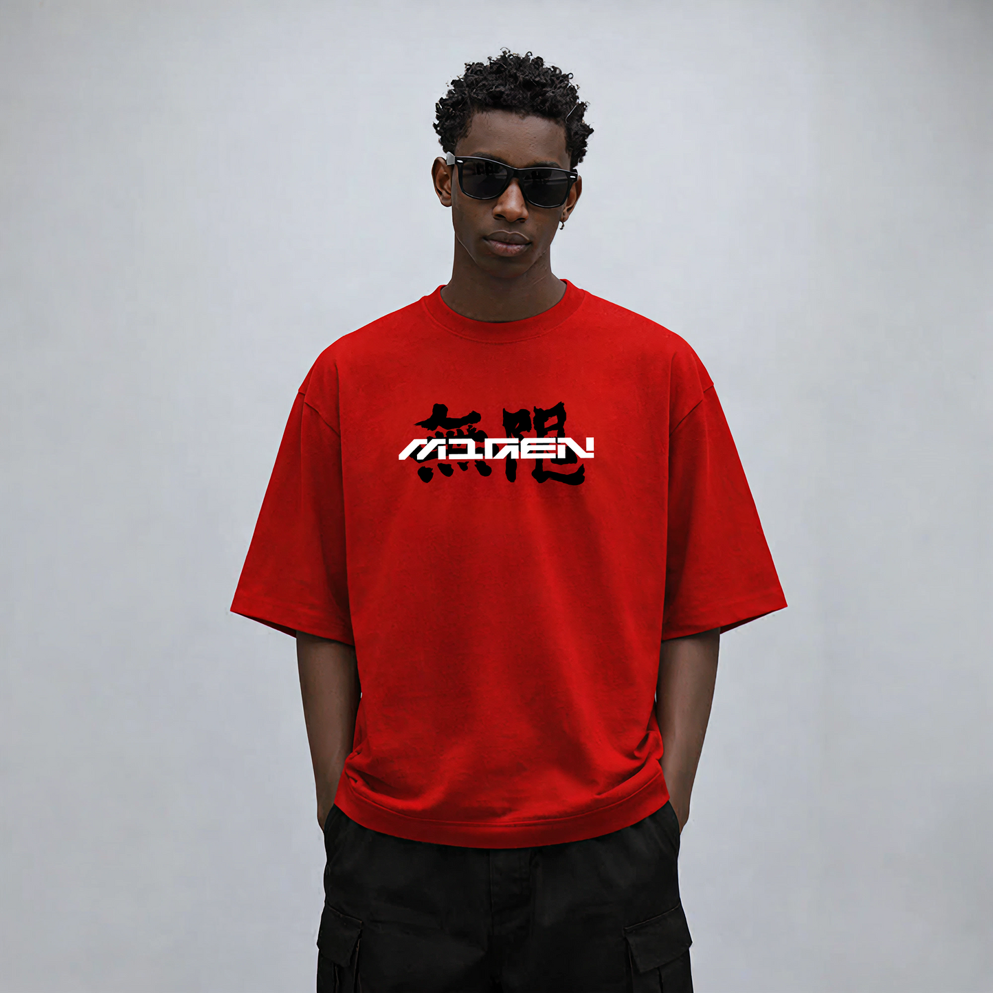 Myugen Reborn From Ruin Oversized T-Shirt Red