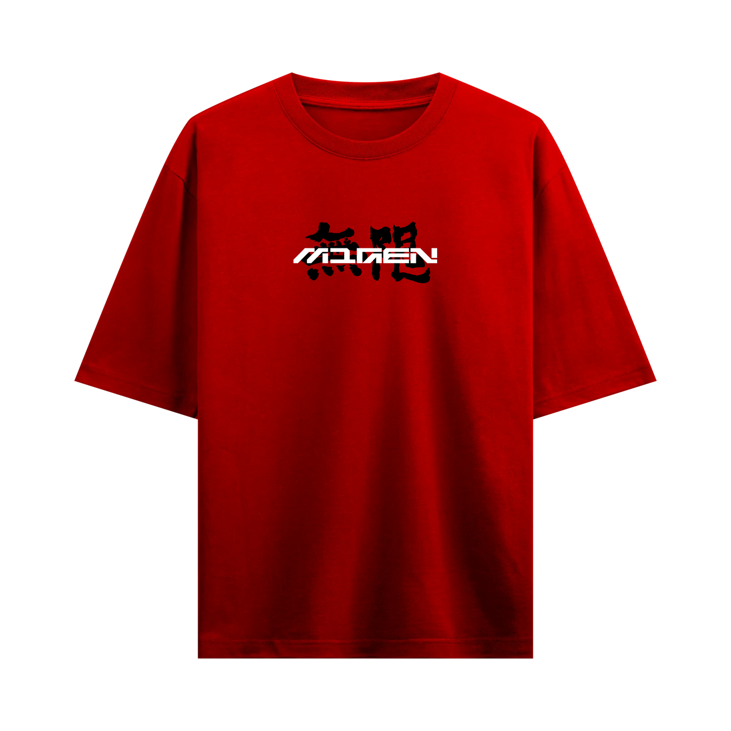 Myugen Reborn From Ruin Oversized T-Shirt Red