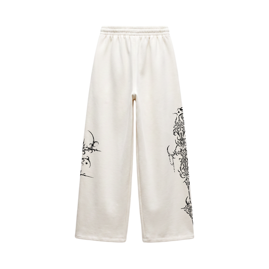 Myugen Sacred Ruins Baggy Sweatpants Off White