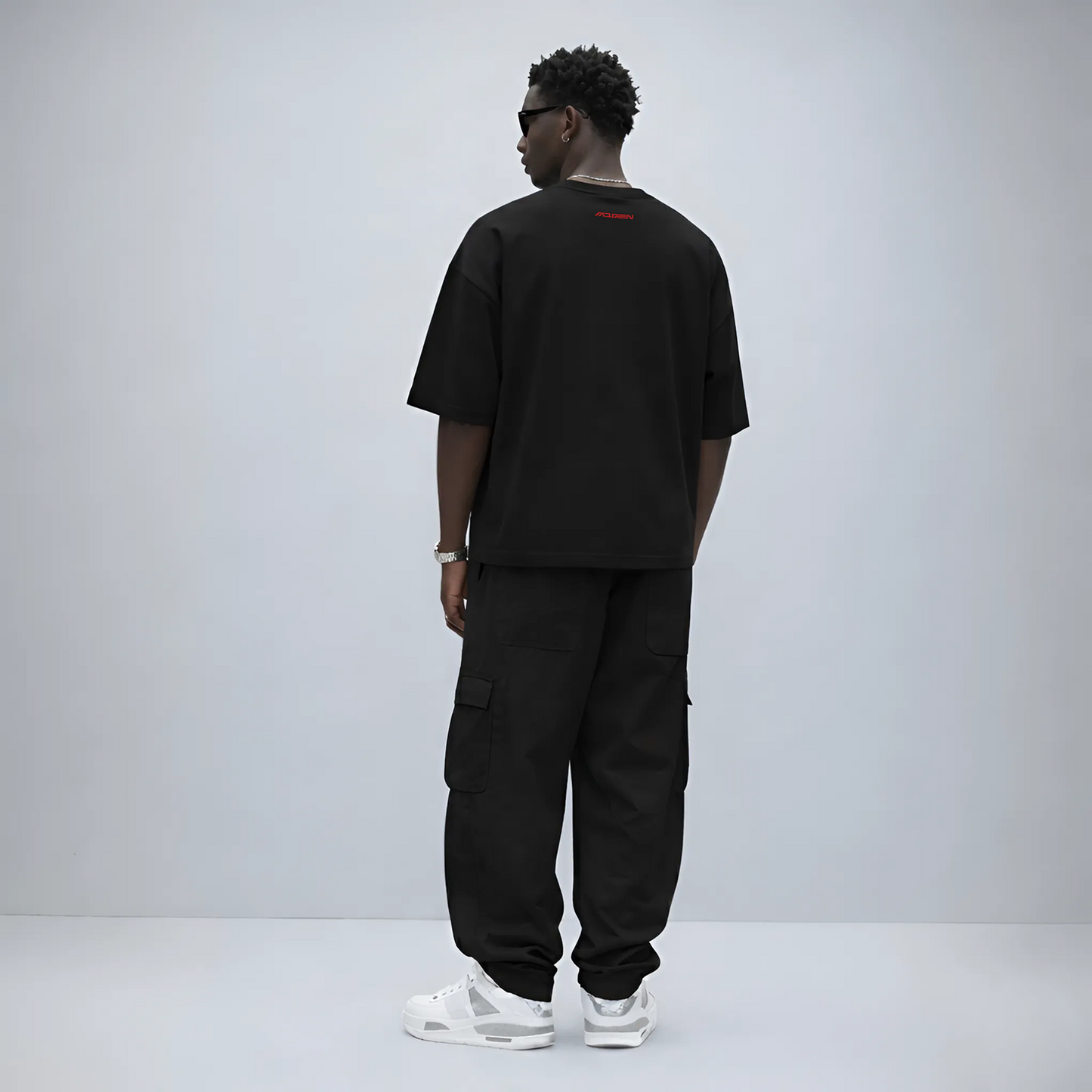 Myugen Shadow Inferno Oversized T-Shirt Black