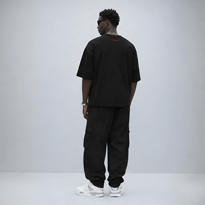 Myugen Shadow Inferno Oversized T-Shirt Black