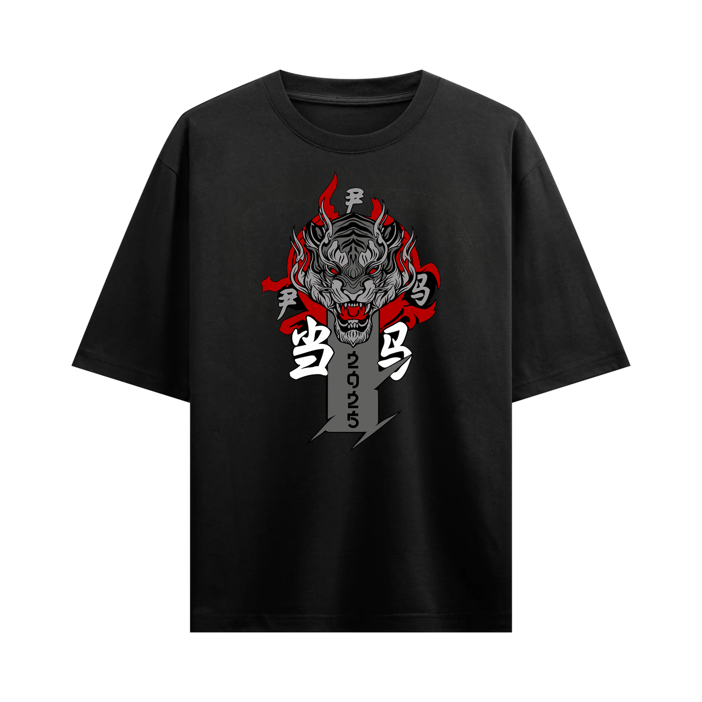 Myugen Shadow Inferno Oversized T-Shirt Black
