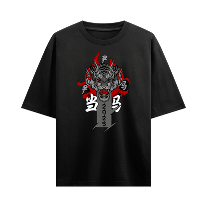 Myugen Shadow Inferno Oversized T-Shirt Black