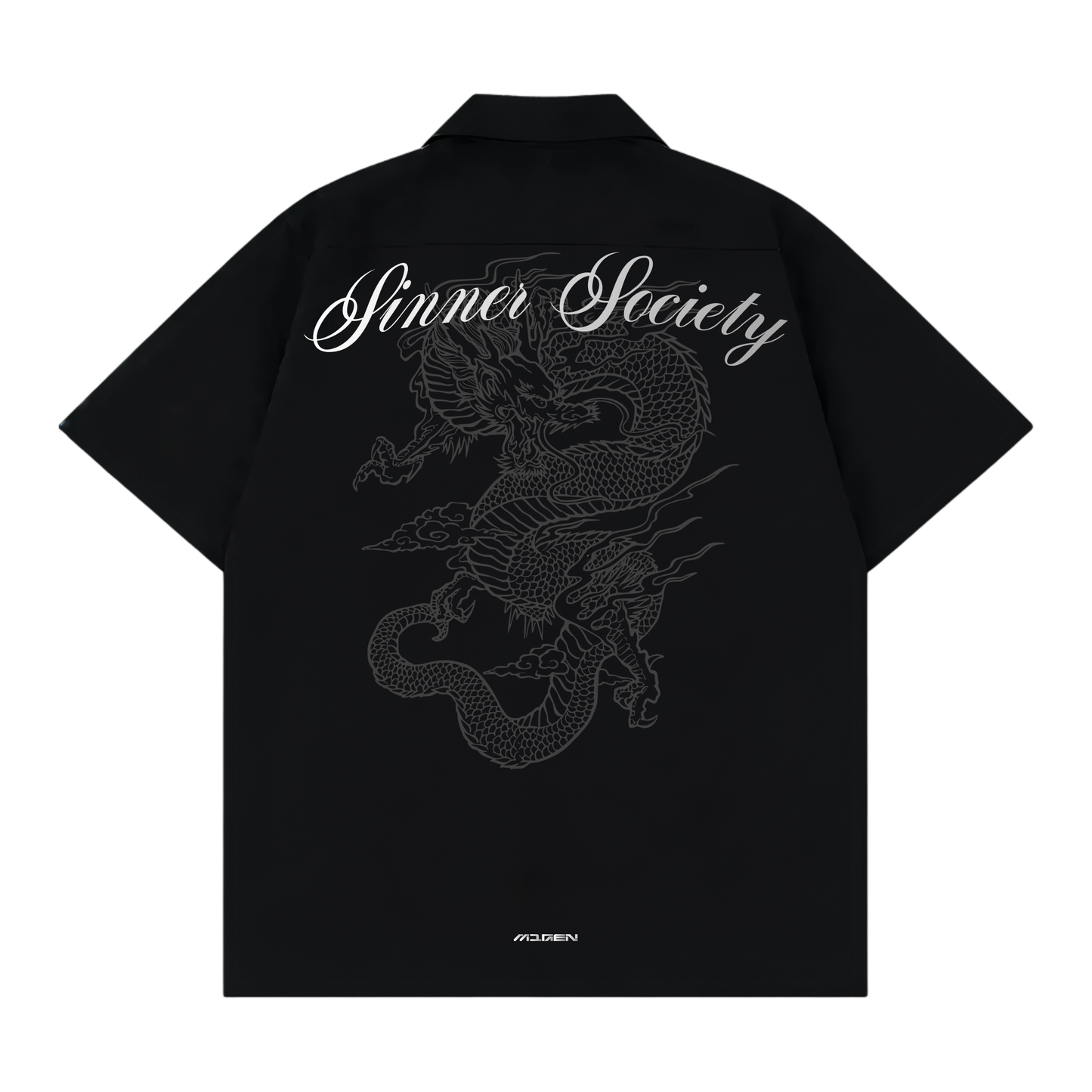 Myugen Sinner Society Bowling Shirt Black