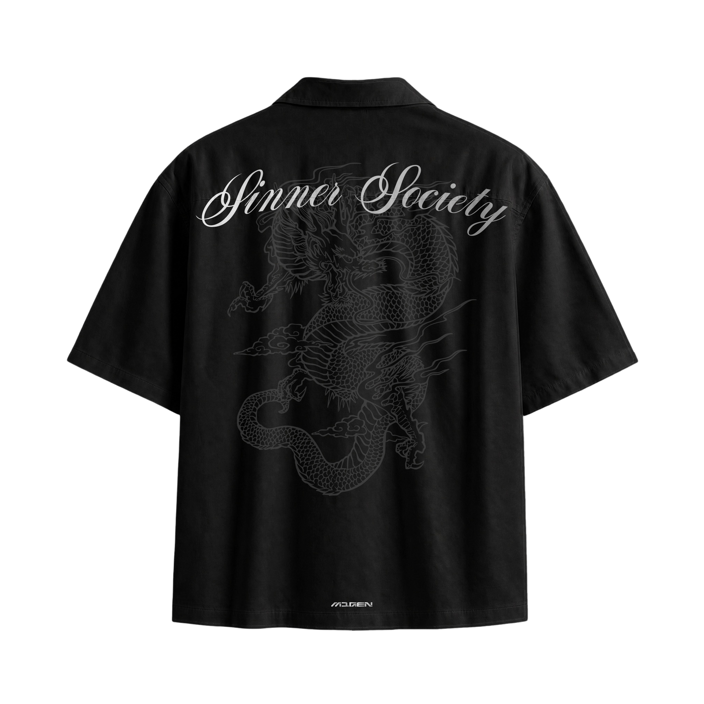 Myugen Sinner Society Bowling Shirt Black