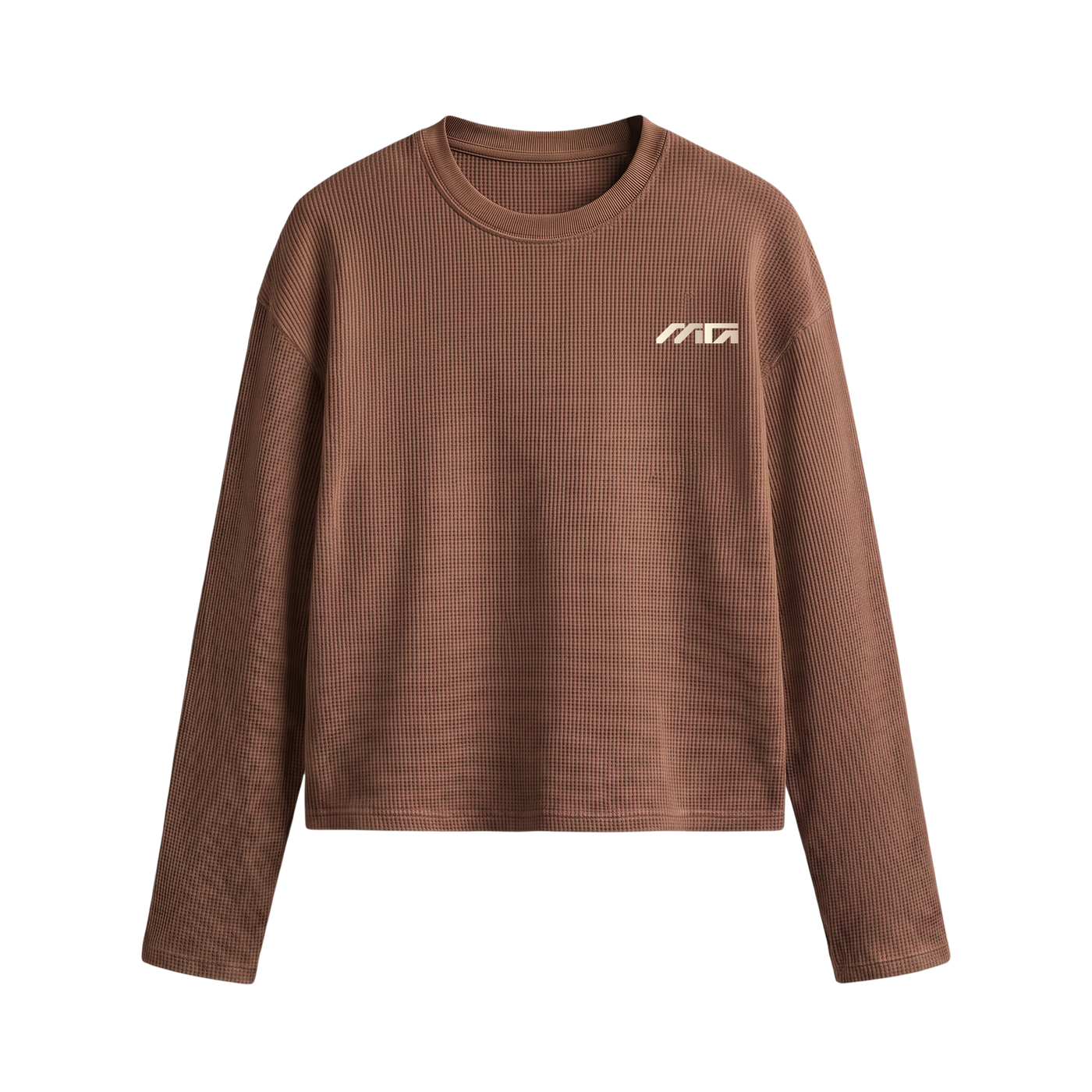 Myugen Sinner Society Waffle Long Sleeve Brown