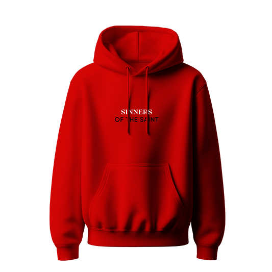 Myugen Sinners Of The Saint Oversized Hoodie Red