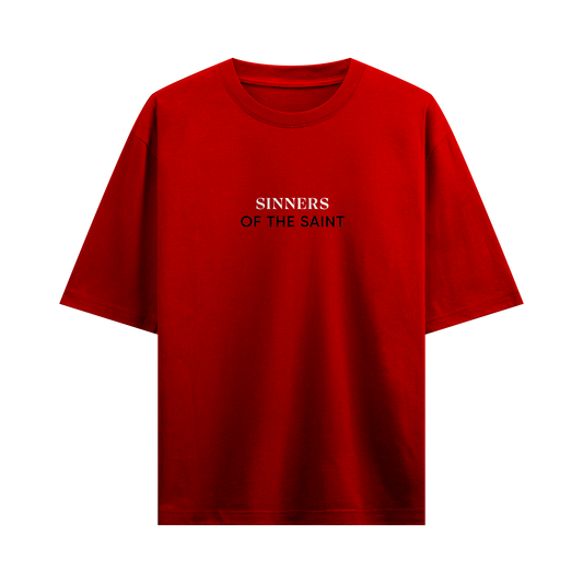 Myugen Sinners Of The Saint Oversized T-Shirt Red