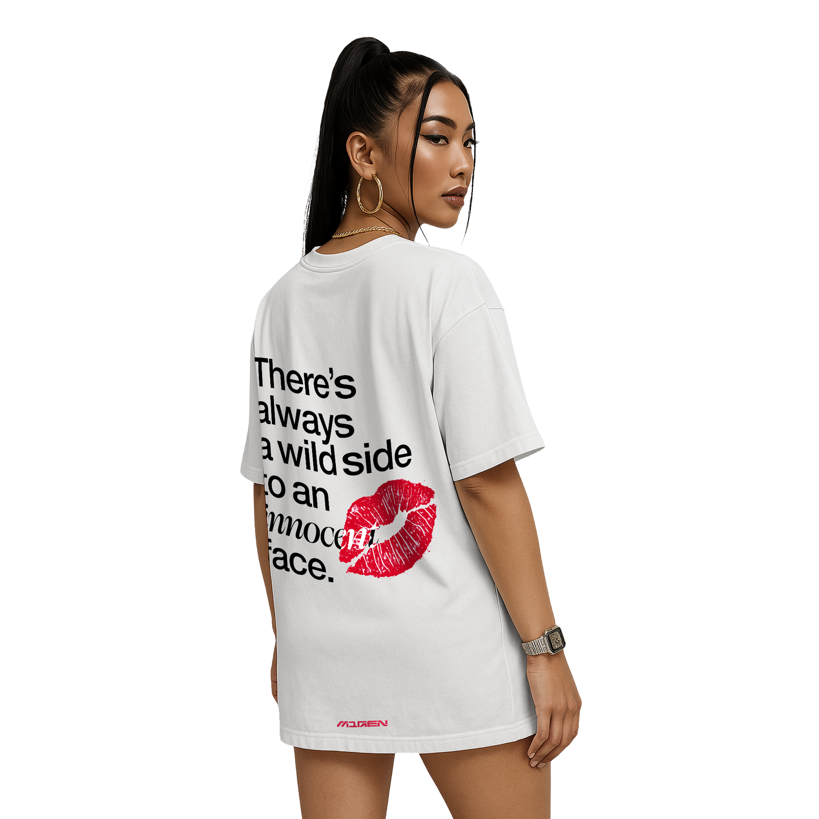 Myugen Sinners Of The Saint Oversized T-Shirt White
