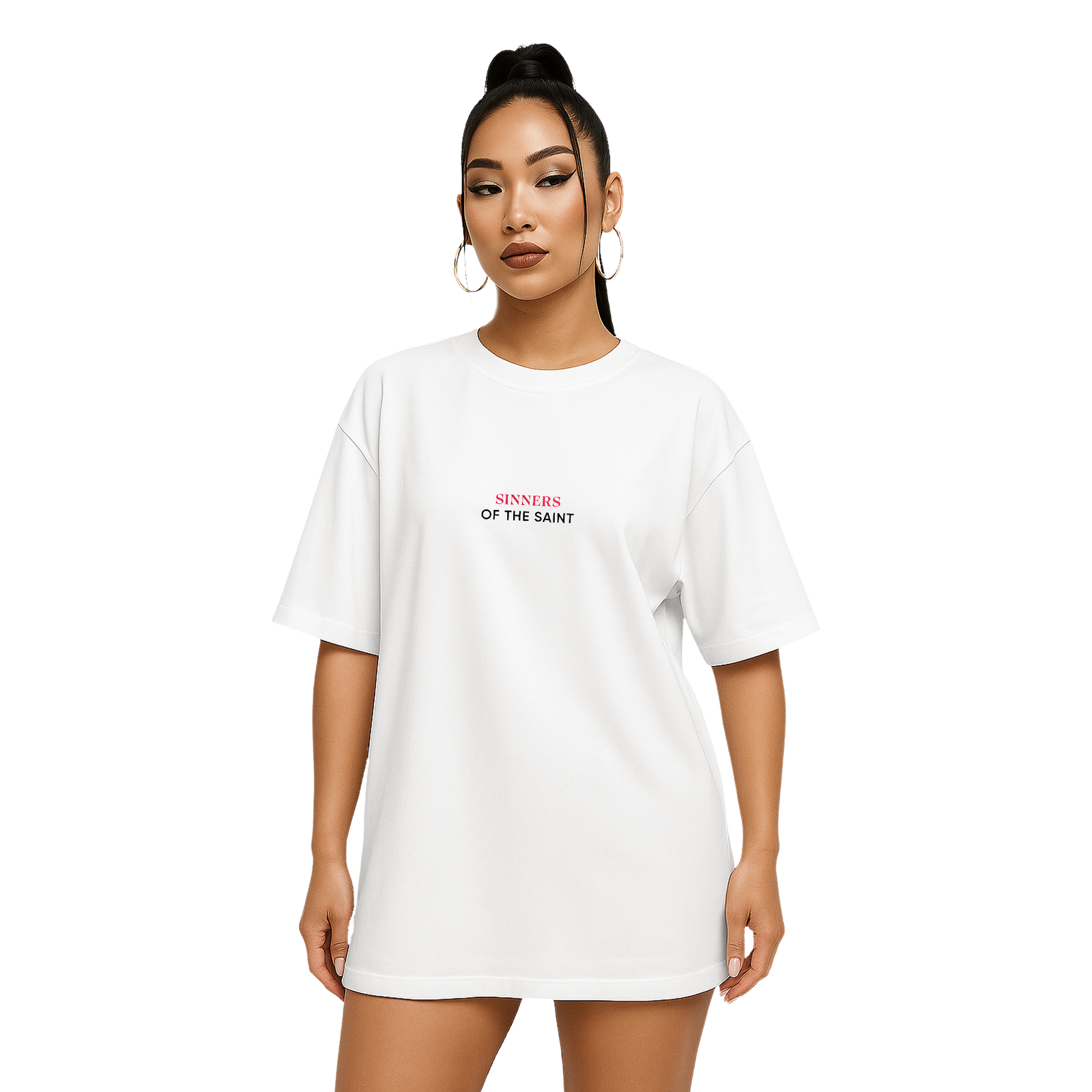 Myugen Sinners Of The Saint Oversized T-Shirt White