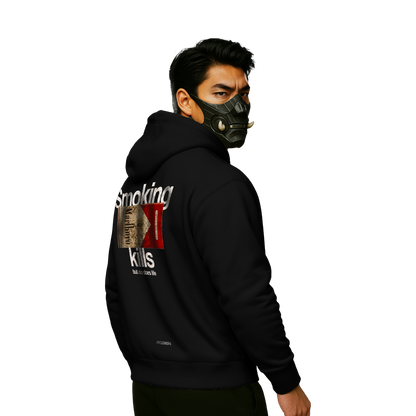 Myugen Smoking Kills Oversized Hoodie Black