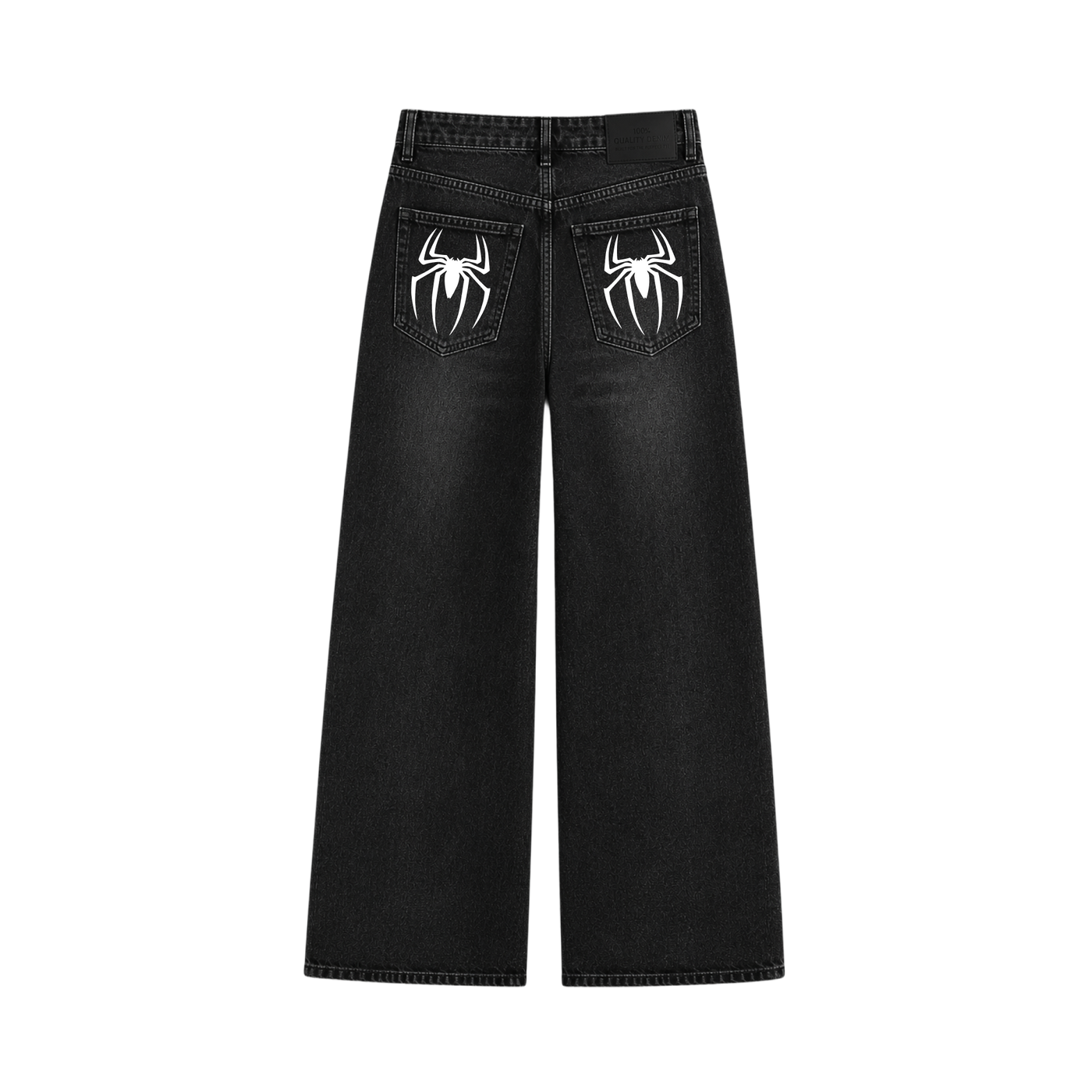 Myugen Spider Crest Denim - Black