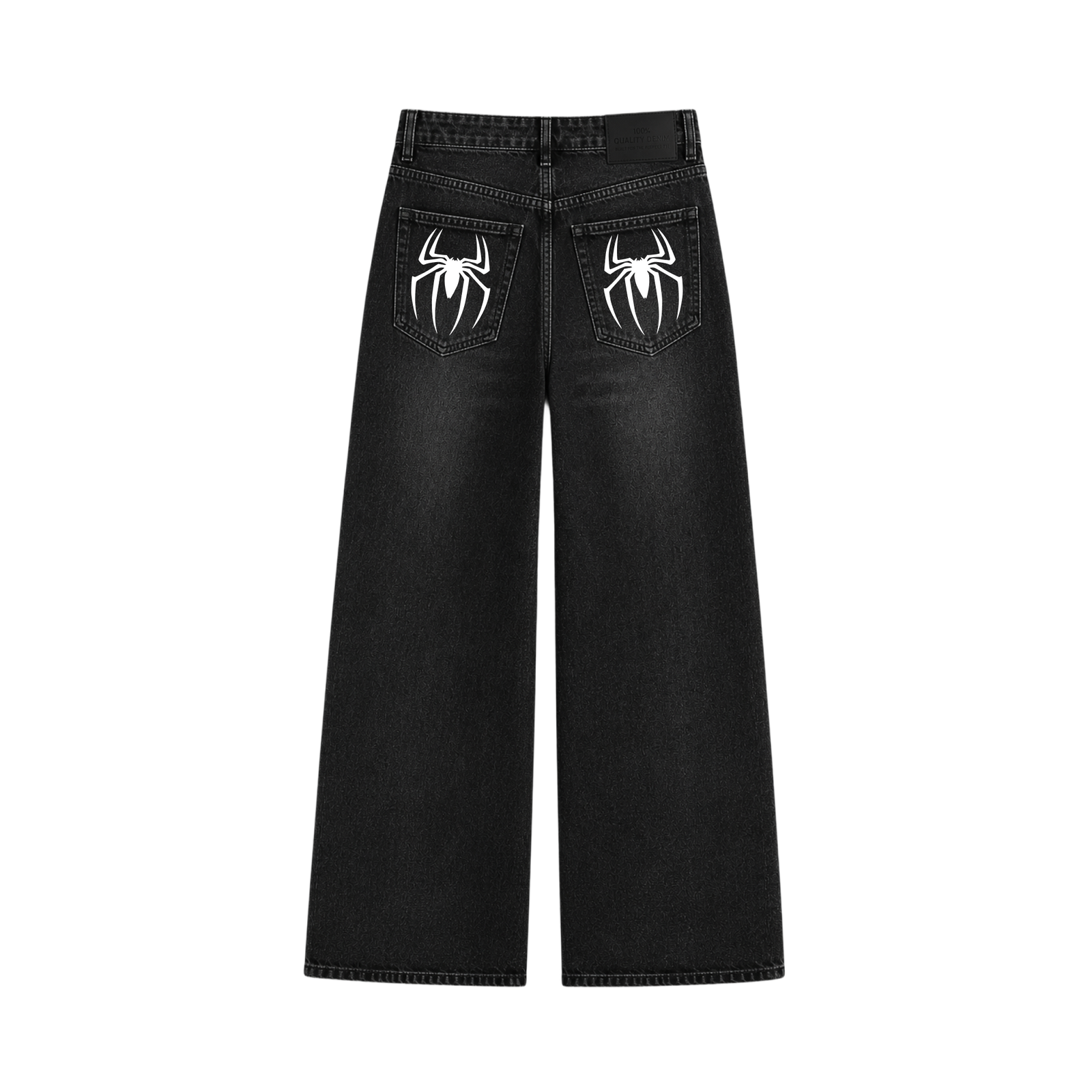 Myugen Spider Crest Denim - Black
