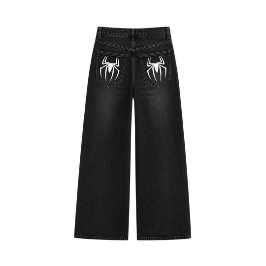 Myugen Spider Crest Denim - Black