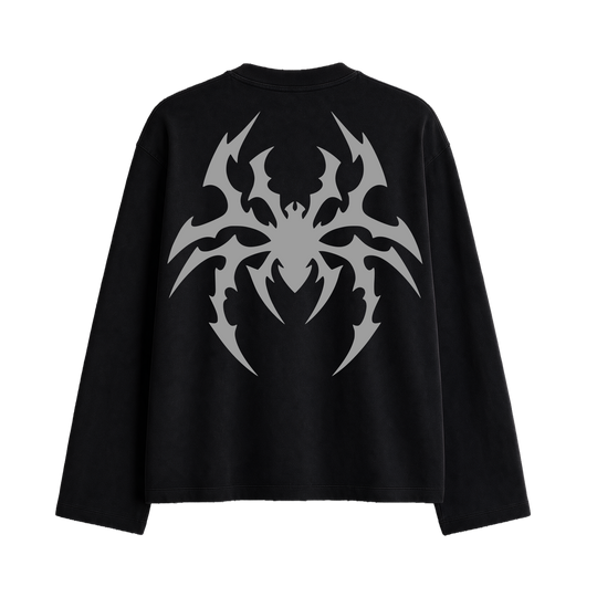 Myugen Spider Crest Full Sleeve T-Shirt Black [Limited Edition]