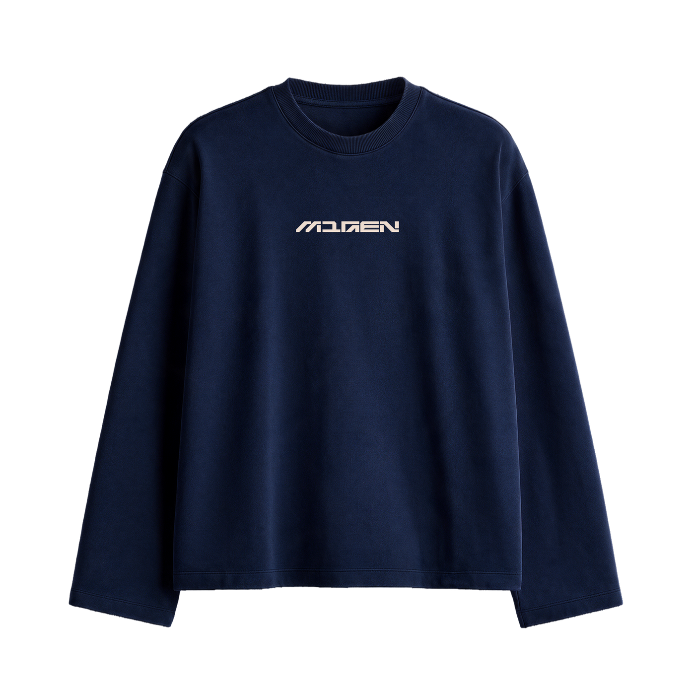 Myugen Texas Pride Oversized Full Sleeve T-shirt Navy