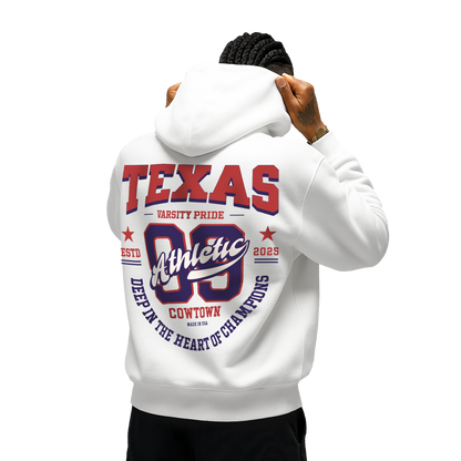 Myugen Texas Pride Oversized Hoodie White