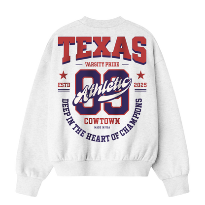 Myugen Texas Pride Oversized Sweatshirt White